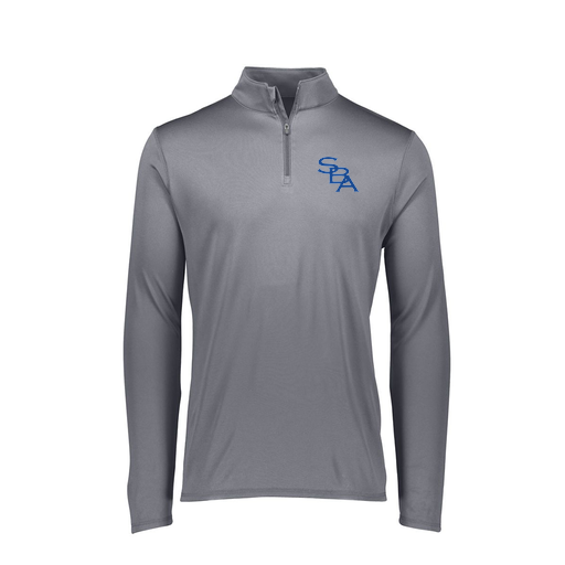 [FTLQFLGY-FAXS-LOGO2] Ladies Flex-Lite 1/4 Zip Shirt (Female Adult XS, Gray, Logo 2)