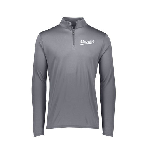 [FTLQFLGY-FAXS-LOGO3] Ladies Flex-Lite 1/4 Zip Shirt (Female Adult XS, Gray, Logo 3)