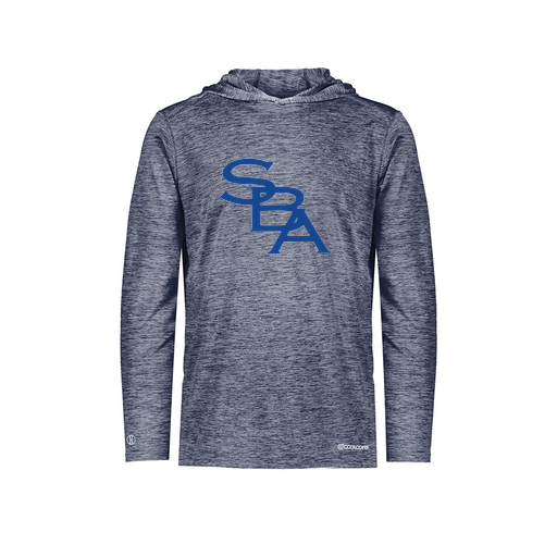 [FOLHCGNV-AS-LOGO2] Men's Charge Hoodie (Adult S, Navy, Logo 2)