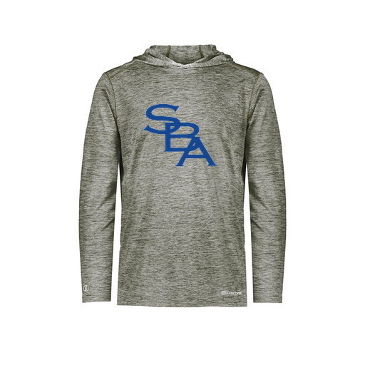 [FOLHCGGY-AS-LOGO2] Men's Charge Hoodie (Adult S, Gray, Logo 2)