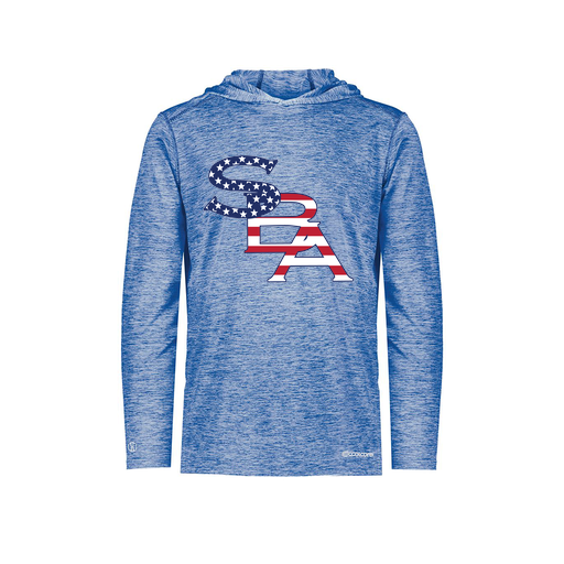 [FOLHCGRY-YS-LOGO1] Decker Youth Charge Hoodie (Youth S, Royal, Logo 1)