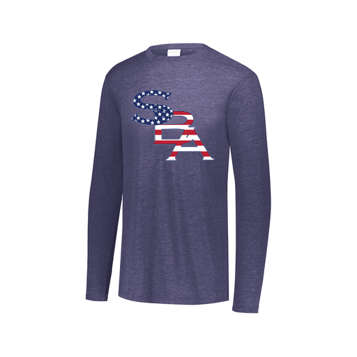 [3075.U22.XS-LOGO1] Men's LS Ultra-blend T-Shirt (Adult XS, Navy, Logo 1)