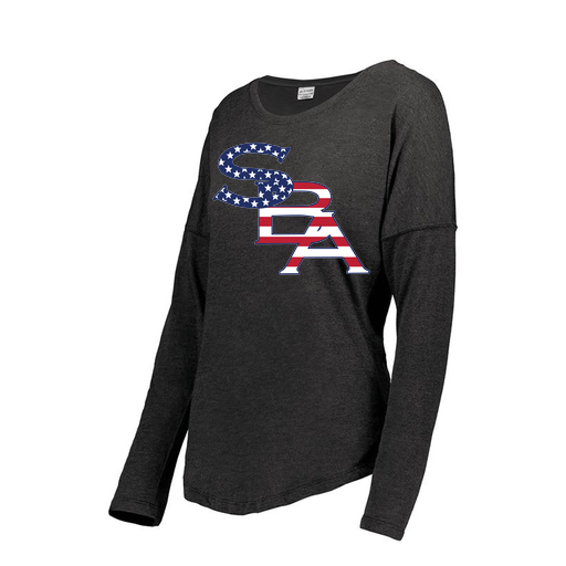 [FTLCUBBK-FAXS-LOGO1] Ladies LS Ultra-blend T-Shirt (Female Adult XS, Black, Logo 1)